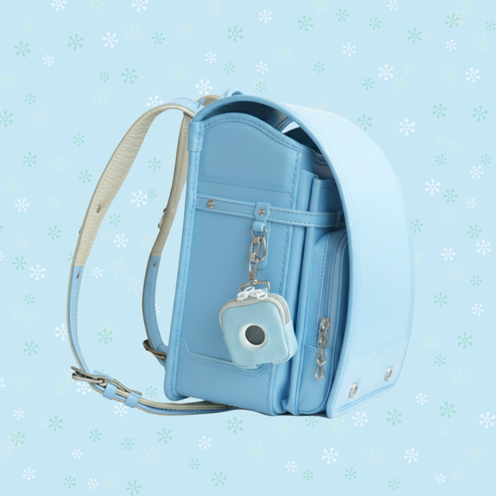 水色のランドセルとBoTトークのケース